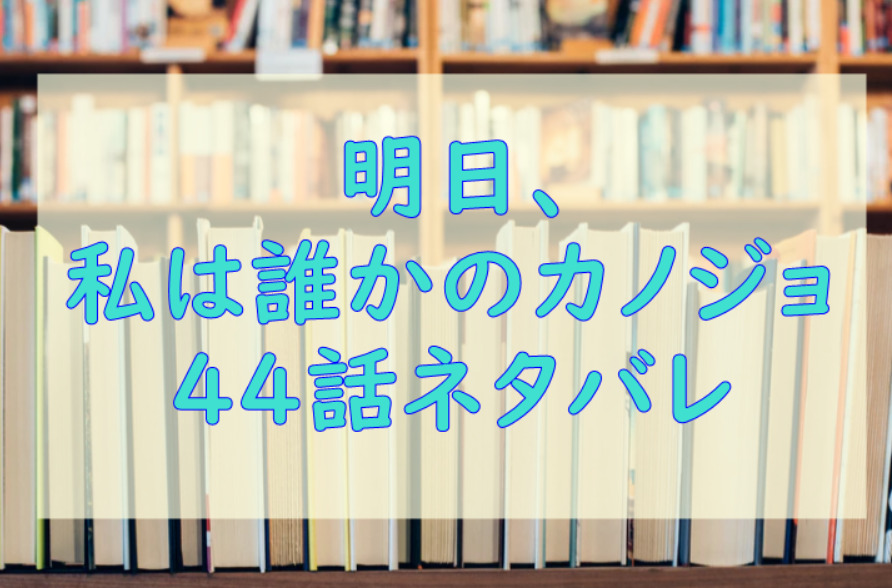 明日 私は誰かのカノジョ3巻29話のネタバレと感想 整形依存 あやな 漫画中毒